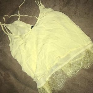 Yellow Crop Top